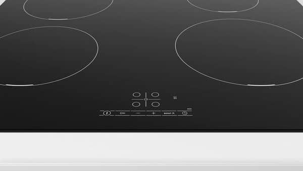 Bosch PUE611BB5E, Série 4, plaque à Induction, 4 foyers, 60 cm, Puissance 4600 W, Noir