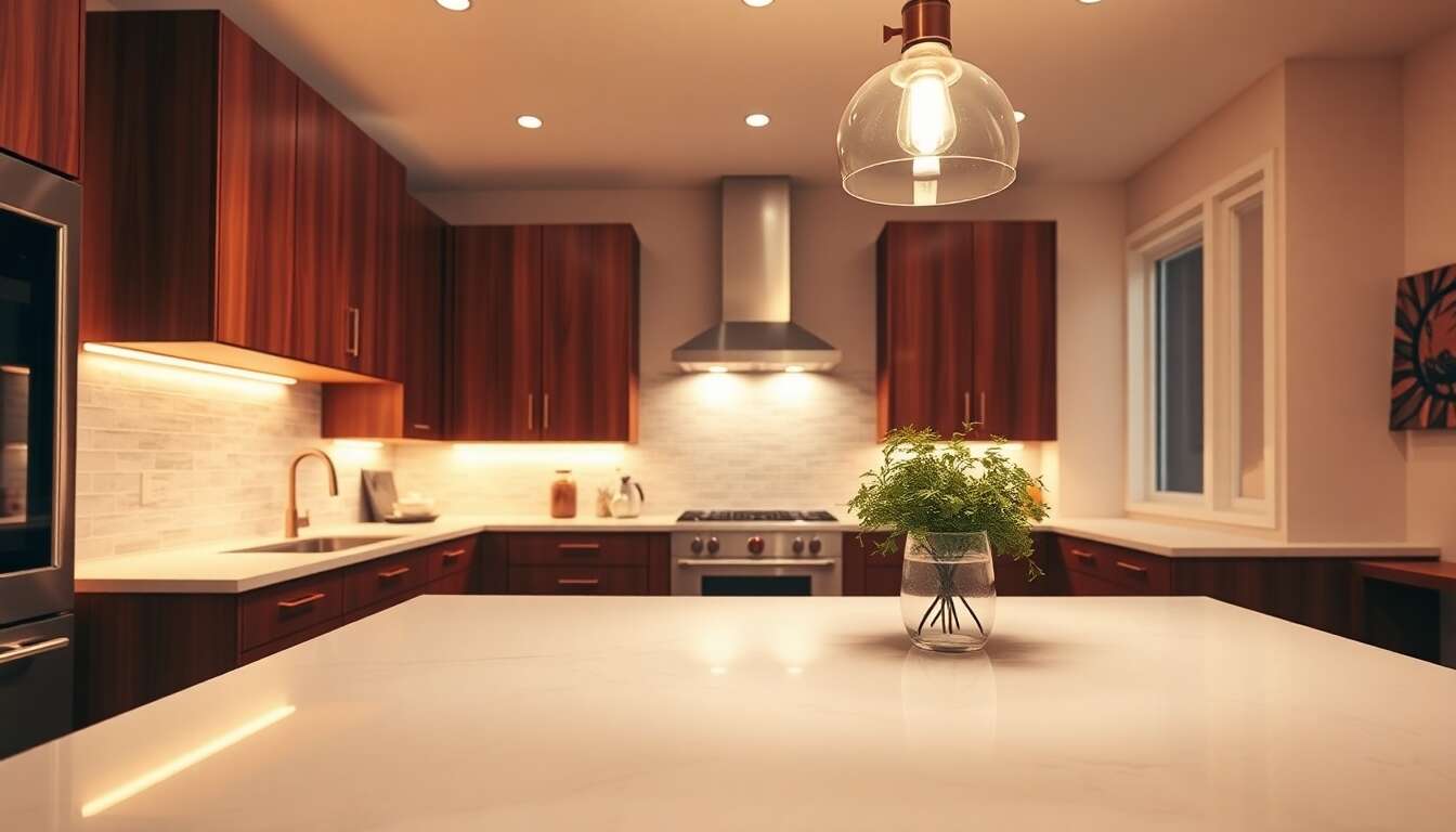Ambiance lumineuse : astuces pour cuisine équipée