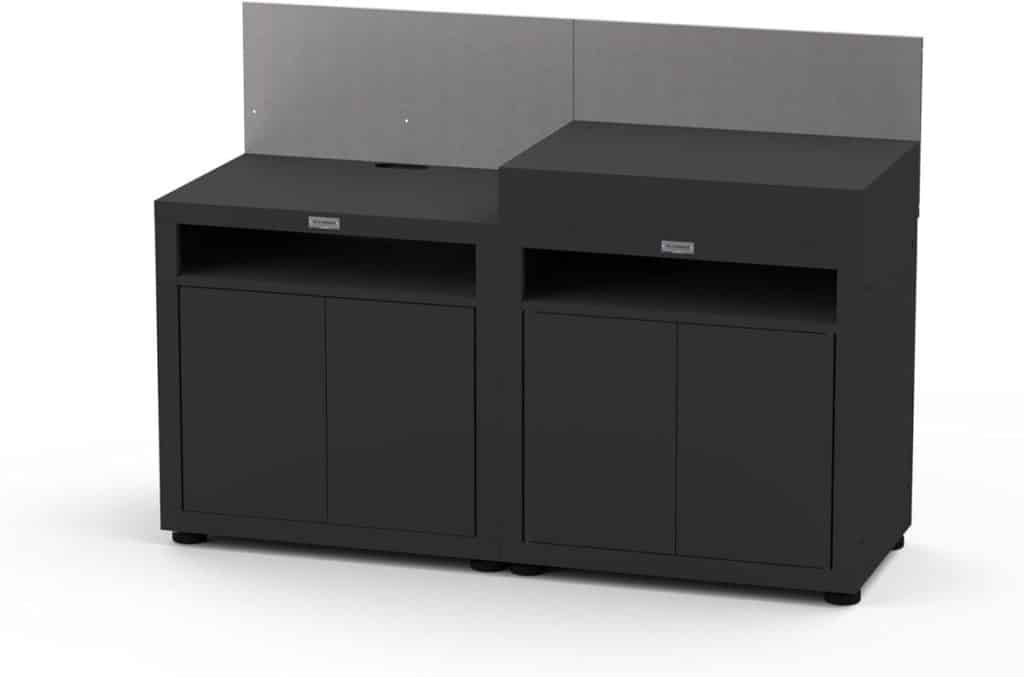 Test de la cuisine 2 éléments Le Marquier - crédences noires