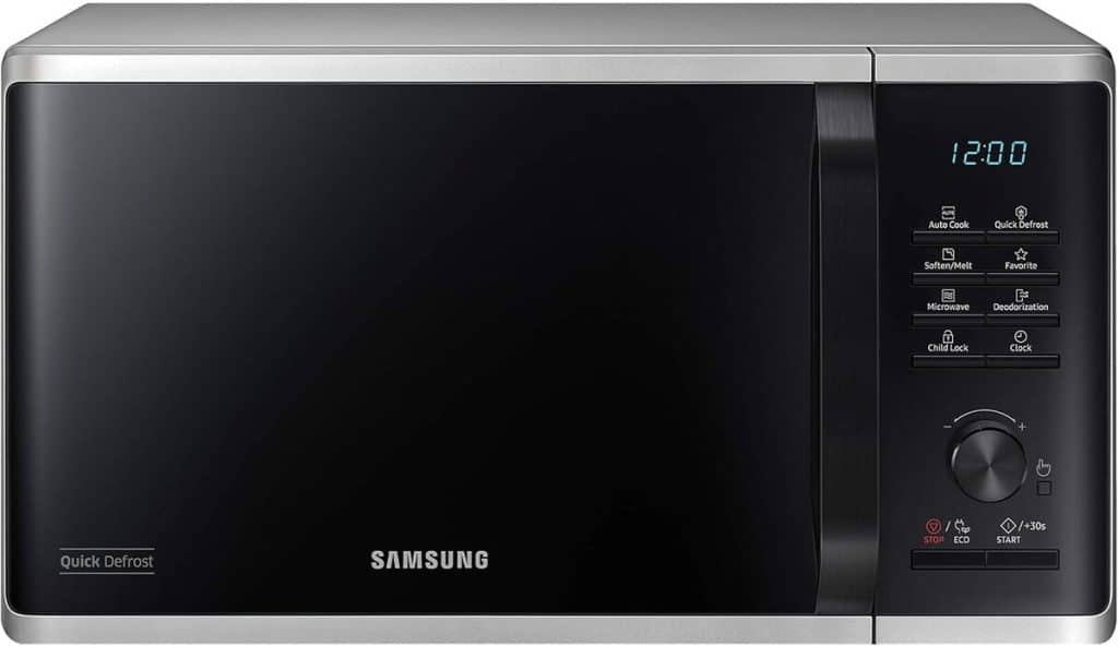 Test du four à micro-ondes autonome Samsung