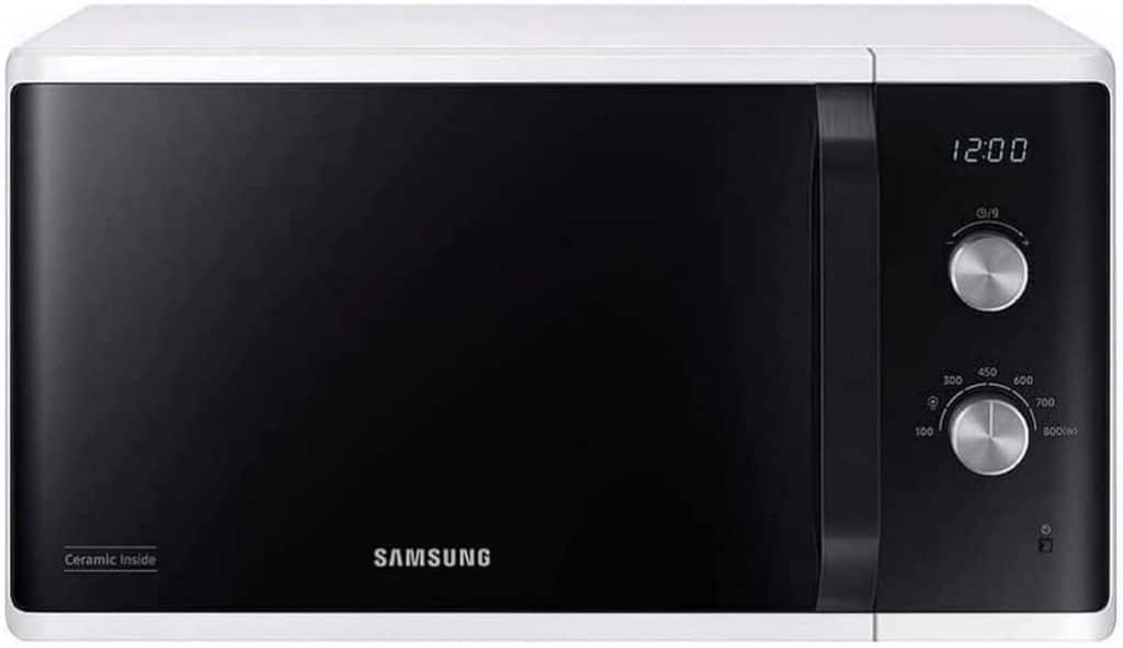 Test du Samsung MS23K3614AW : micro-ondes compact et puissant 800 W