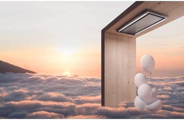 ELICA Hotte de plafond CLOUD SEVEN IX/A/90 Plafond 90 cm Inox [Classe énergétique A++]