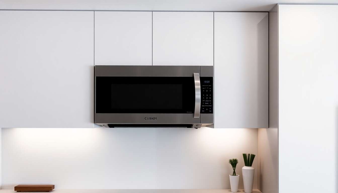 Préparation de l'emplacement idéal pour votre micro-ondes encastrable