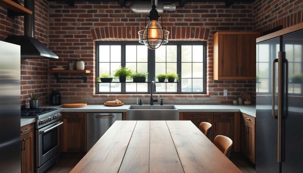 Inspiration pour une cuisine sur mesure et fonctionnelle : alliez style industriel et artisanat
