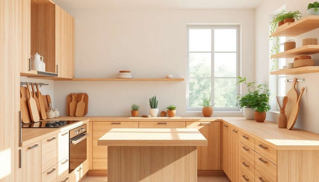 Bois : solutions écoresponsables pour la cuisine
