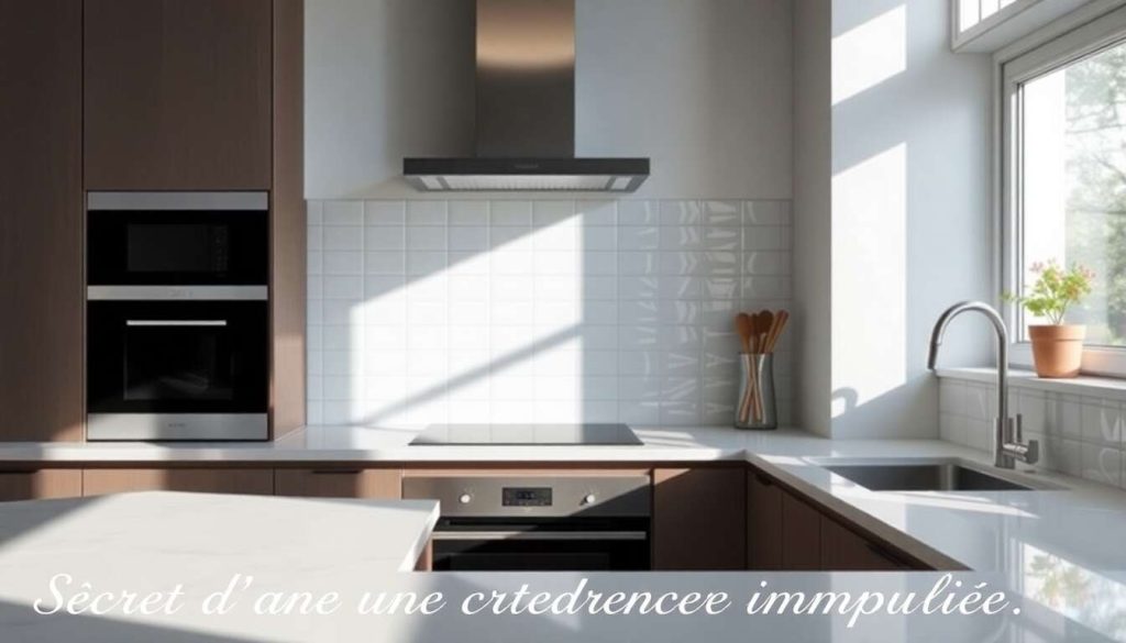 Secret d'une crédence immaculée : entretien facile