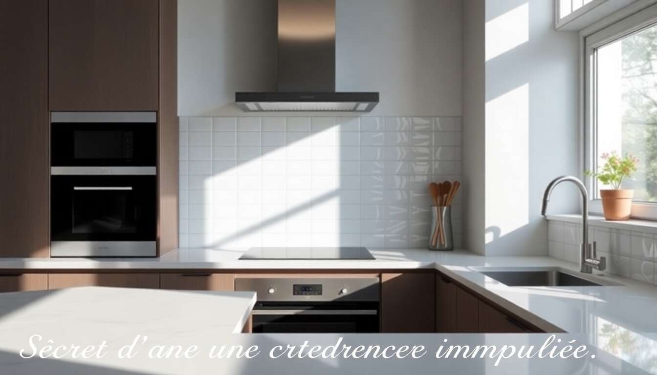 Secret d'une crédence immaculée : entretien facile