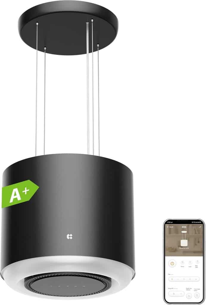 Test de la hotte îlot Ciarra CBCB4838 : performance et connectivité