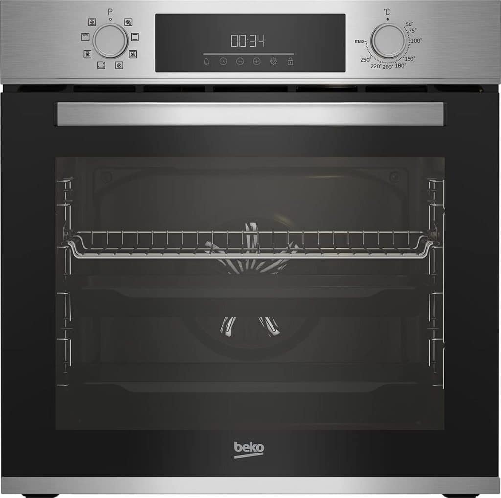 Test du four encastrable Beko BBIM12300XCE : 72L et 8 fonctions de cuisson