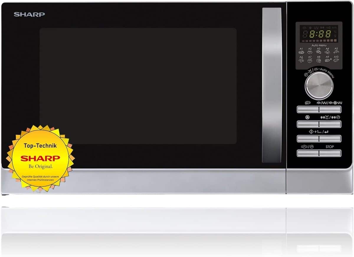 Test du micro-ondes 3-en-1 Sharp R843INW : puissance et polyvalence