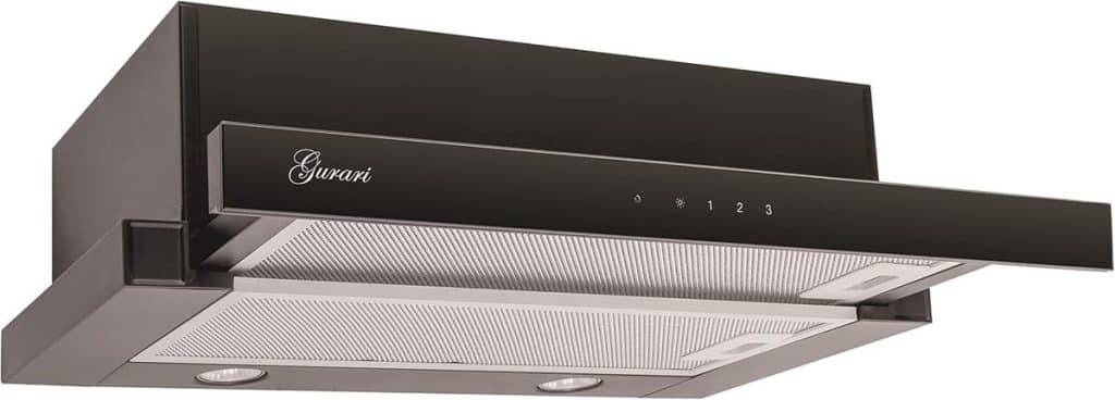 Test : hotte aspirante Gurari GCH 117 BL - puissance et design