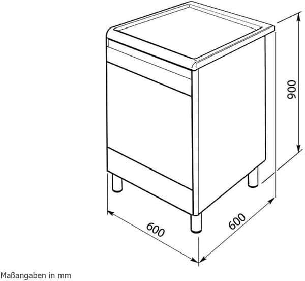Smeg CO68GMPD9 four et cuisinière Crème Gaz A - Fours et cuisinières (Cuisinière, Crème, Rotatif, Devant, Analogique, Gaz) [Classe énergétique A]