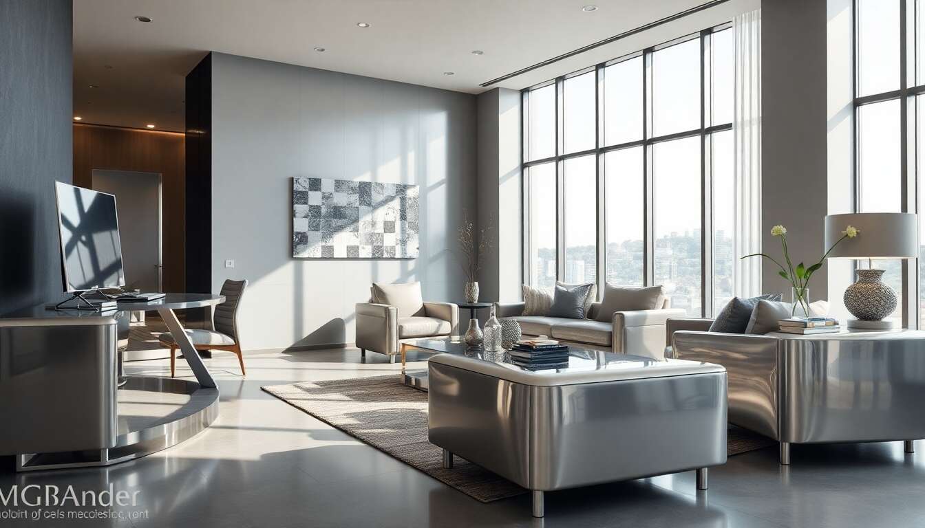 Mobilier et agencement int&eacute;rieur : l'apport de l'inox