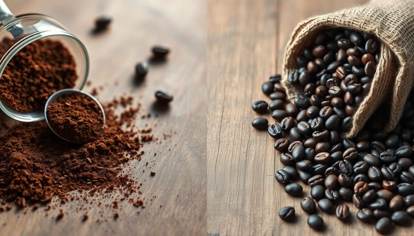 Les différences entre le café moulu et le café en grains Les différences entre le café moulu et le café en grains