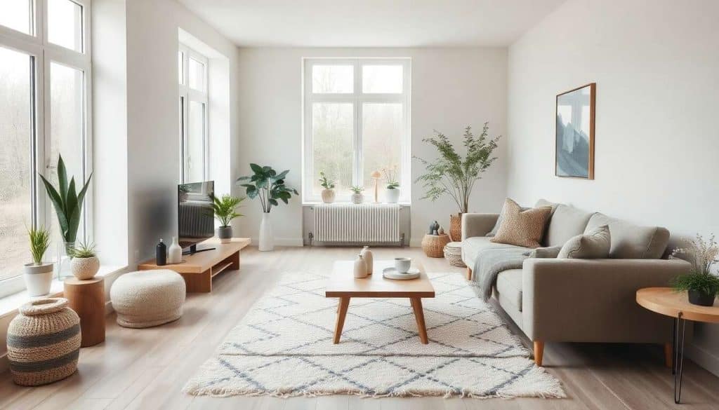 Matériaux naturels : l'essence du design scandinave