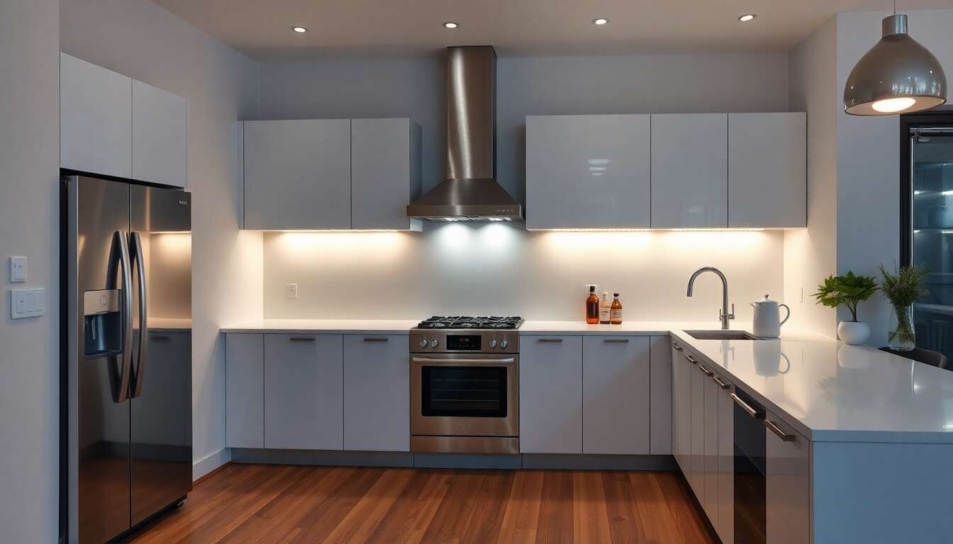 Optimiser l'éclairage de la cuisine : astuces pratiques Optimiser l'éclairage de la cuisine : astuces pratiques