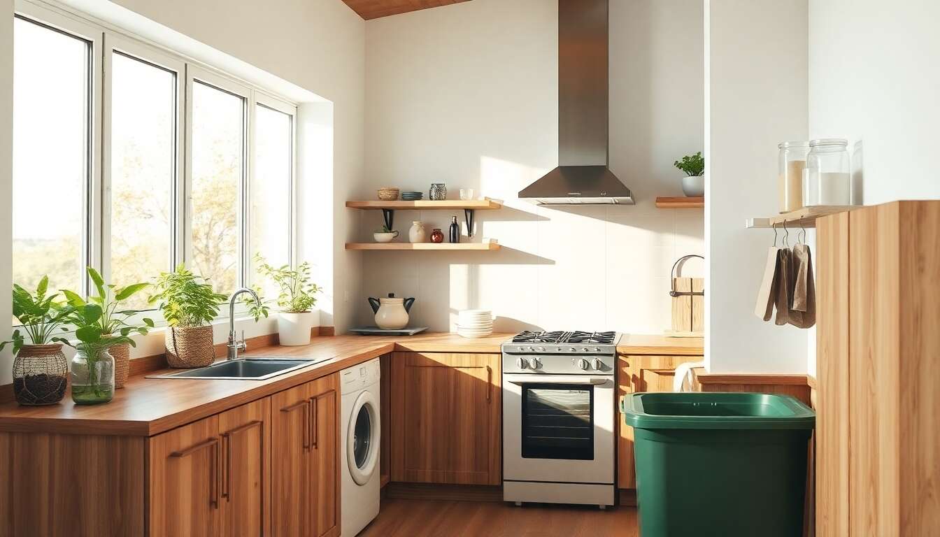 Solutions durables pour cuisine écologique