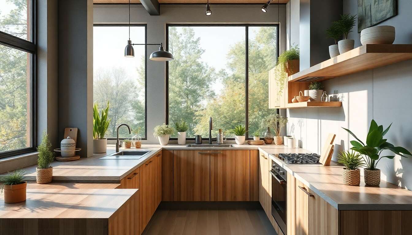 Matériaux durables pour une cuisine éthique Matériaux durables pour une cuisine éthique