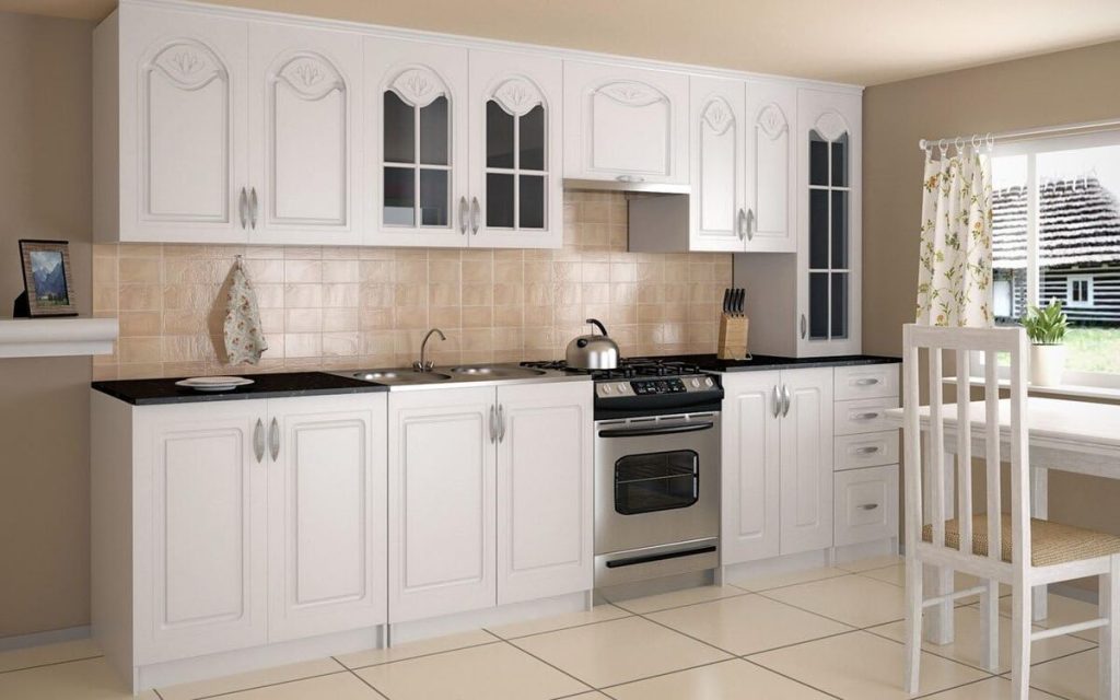 Test : cuisine complète Tendencio Dina 3m20 blanche, moderne et contemporaine