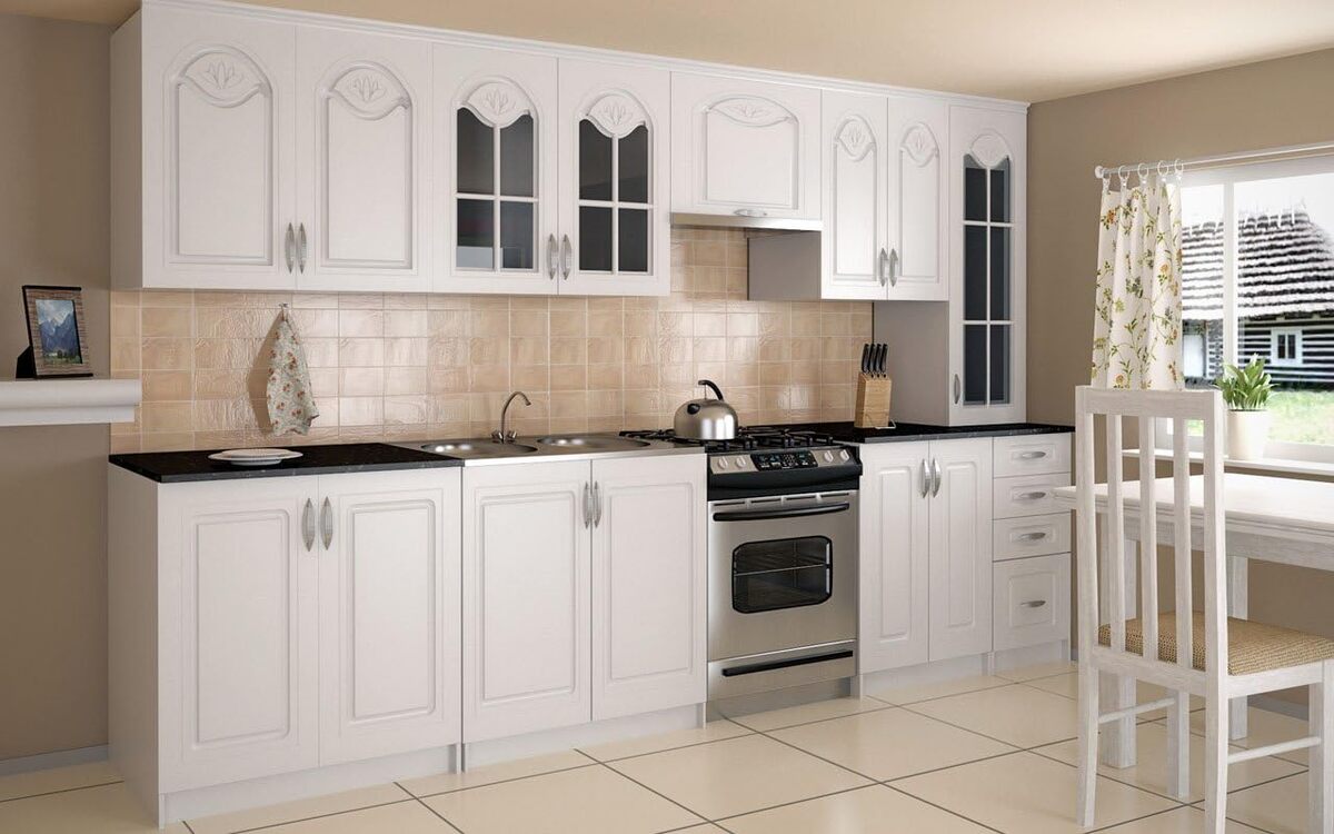Test : cuisine complète Tendencio Dina 3m20 blanche, moderne et contemporaine