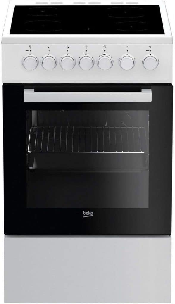 Test : cuisinière vitrocéramique Beko FSS 57100 GW