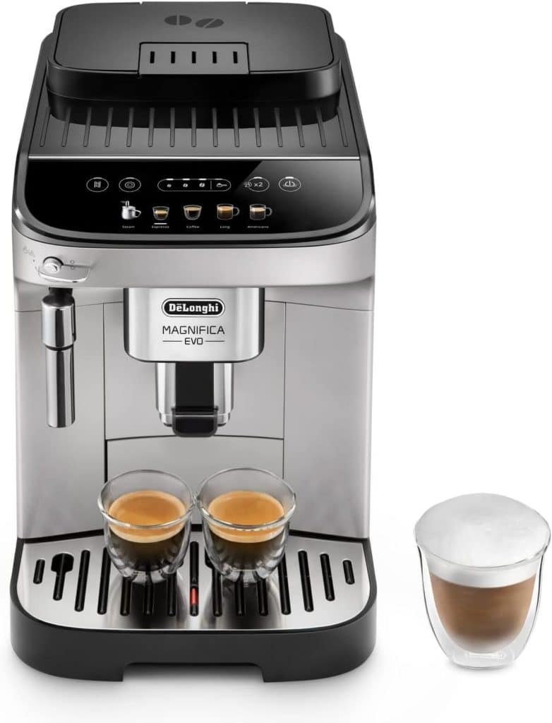 Test De'Longhi Magnifica Evo ECAM292.33.SB : machine expresso et cappuccino argentée