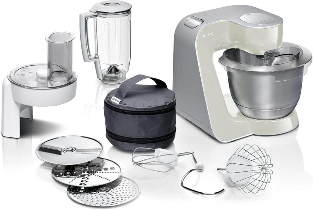 Test du robot pâtissier Bosch MUM58L20 : puissance 1000 W et 7 vitesses