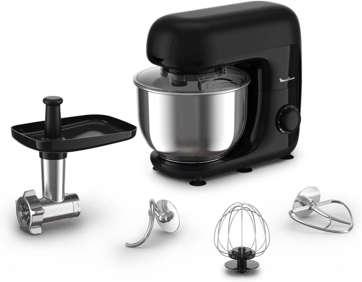 Test du robot pâtissier Moulinex Bake essential QA161810 : puissant et polyvalent