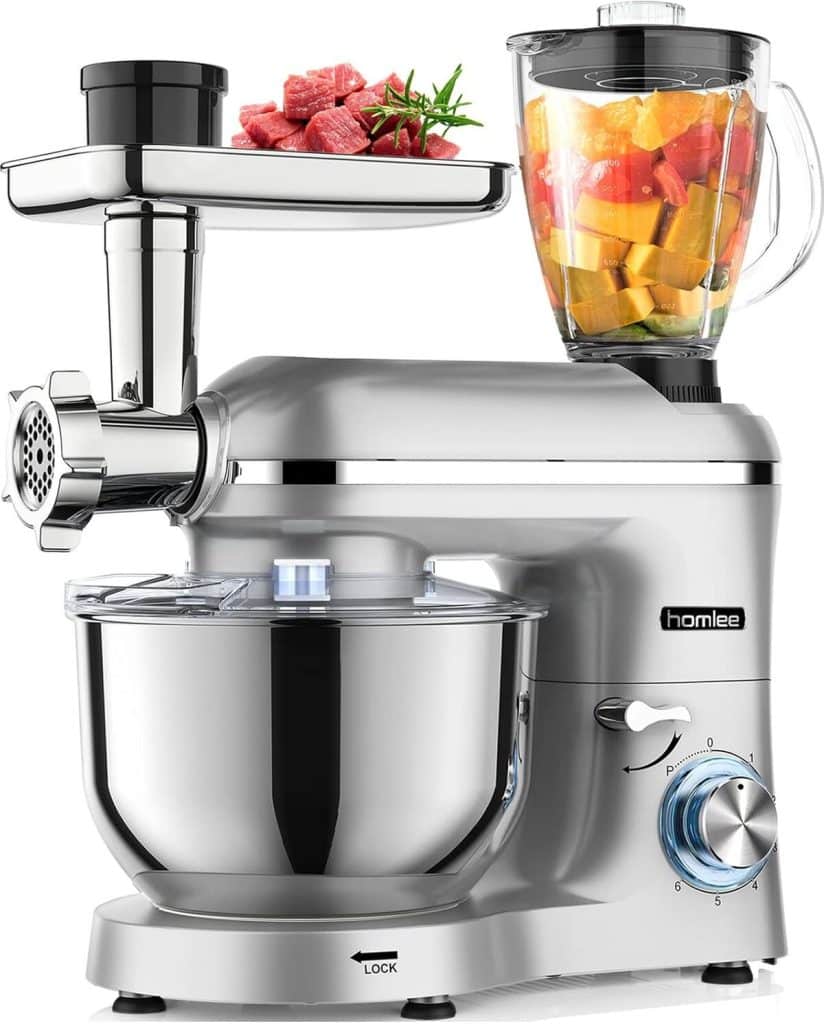 Test : robot pâtissier Homlee 1800W, un allié multifonctions