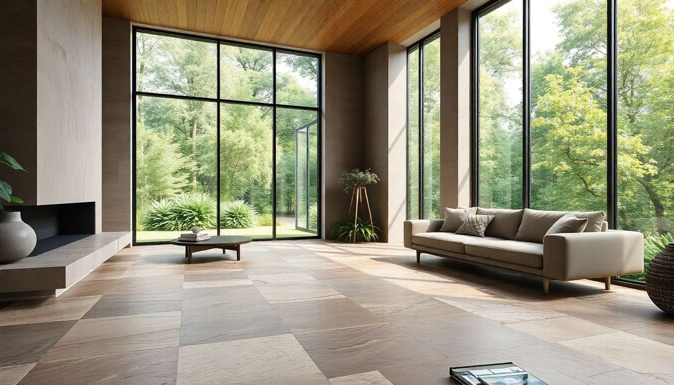 Applications intérieures et extérieures des sols en pierre naturelle Applications intérieures et extérieures des sols en pierre naturelle