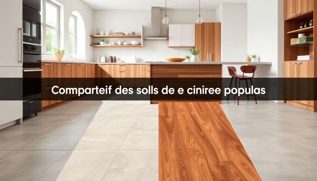 Les matériaux les plus populaires pour le sol de cuisine Les matériaux les plus populaires pour le sol de cuisine