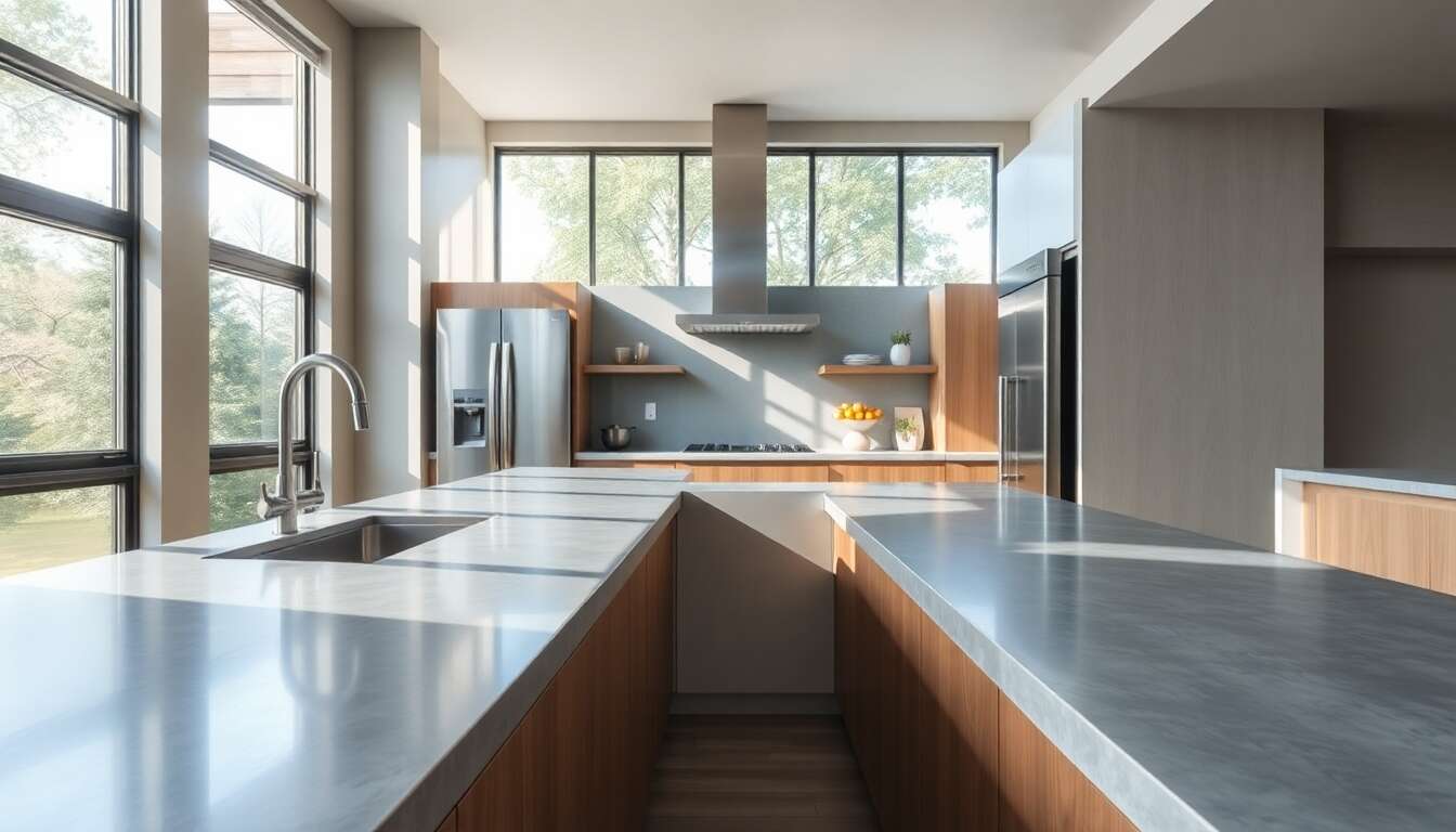 Avantages du béton ciré dans la cuisine Avantages du béton ciré dans la cuisine