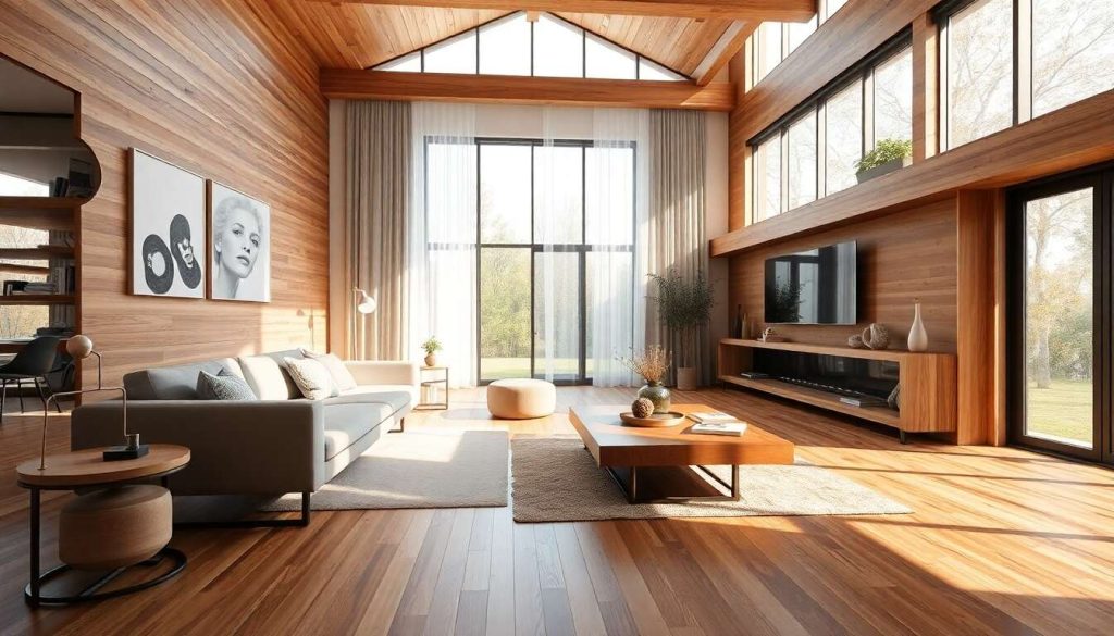 Intégrer le bois dans un aménagement moderne