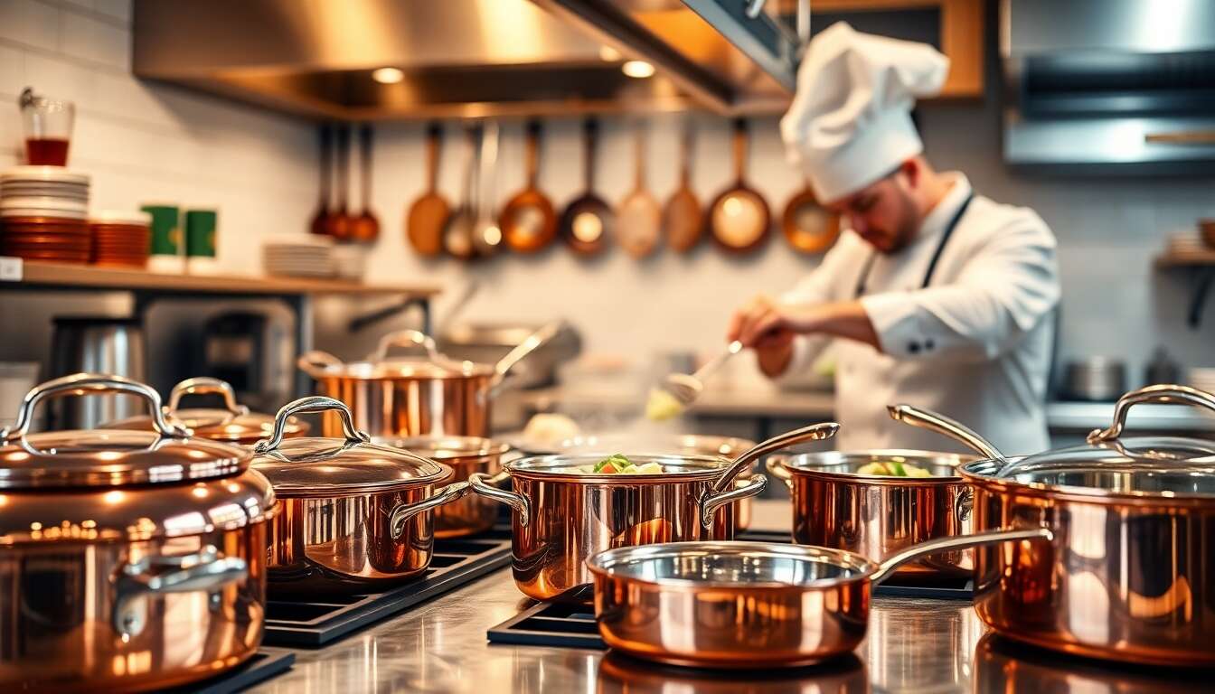 Les avantages des casseroles en cuivre Les avantages des casseroles en cuivre