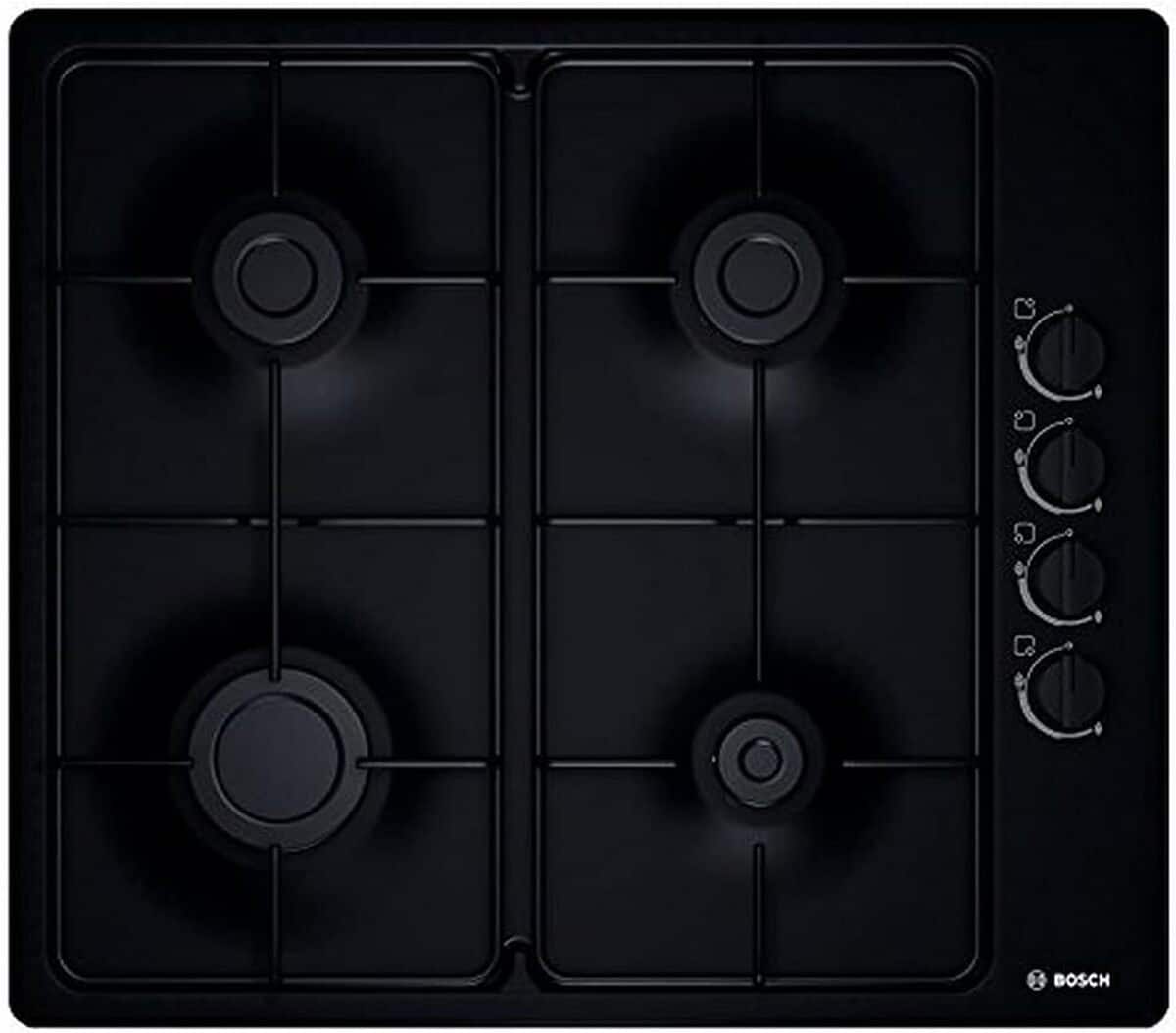 Test Bosch PBP6B6B80 : plaque à gaz encastrable 4 foyers, 60 cm, 7400 W
