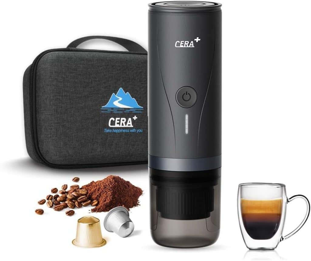 Test : cafetière portable CERA+ auto-chauffante pour campeurs