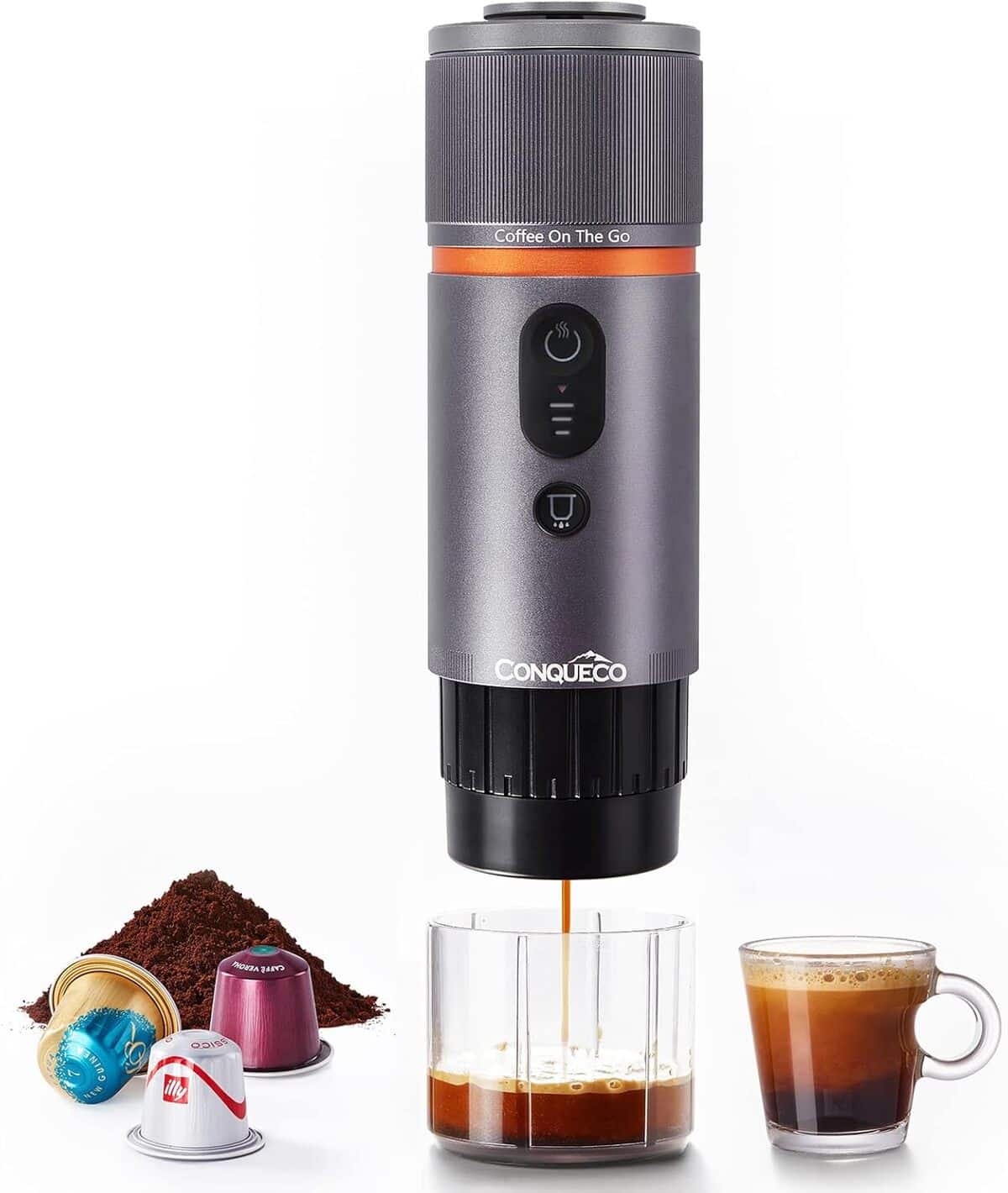 Test : cafetière portable CONQUECO pour voyage et voiture