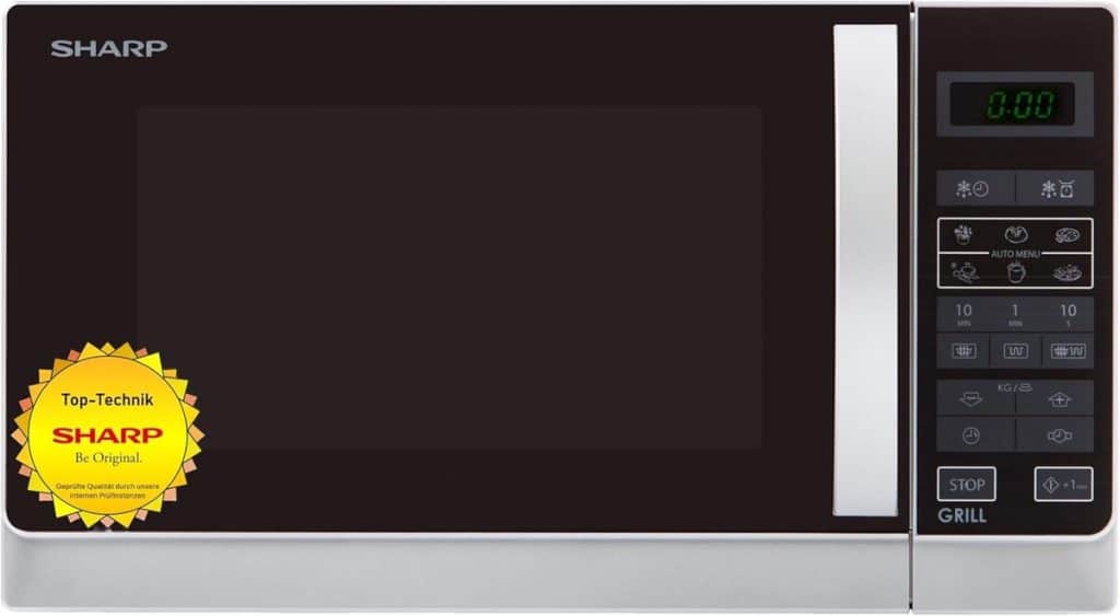 Test du micro-ondes grill Sharp R-742WW : 25 L et 900 W de puissance