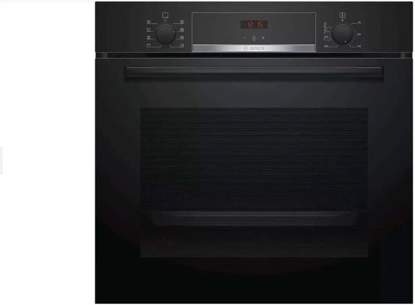 Bosch HBA553BA0 Four intégrable Série 4 - Four multi-fonctions - EcoClean - 3400 W - Grande capacité de 71L - Noir [Classe énergétique A]