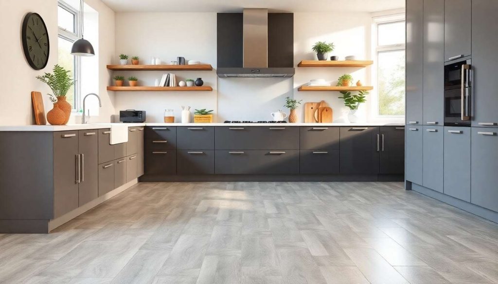 Chic et pratique : sols en vinyle pour cuisines
