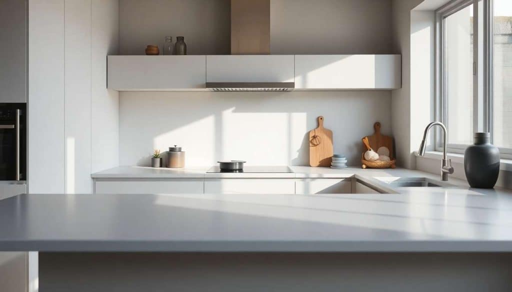 Accessoires discrets pour une cuisine épurée