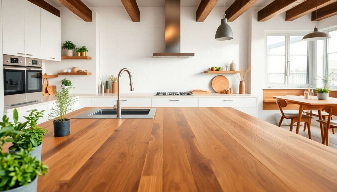 Quel type de bois choisir pour le plan de travail