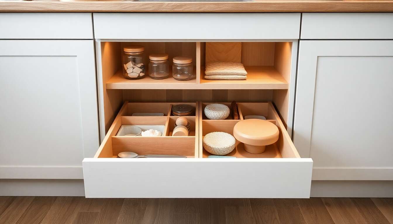 Organiser intelligemment sa cuisine avec des tiroirs innovants