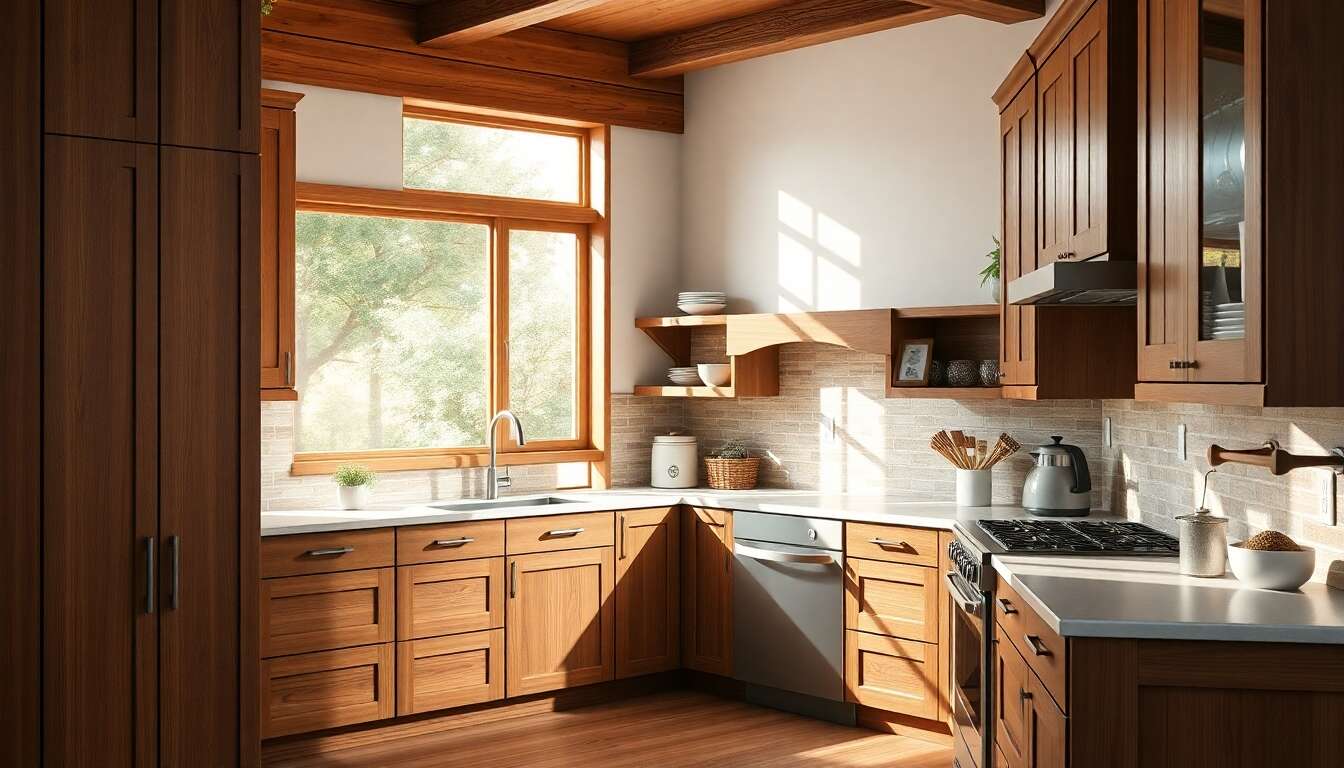 Guide des essences de bois pour meubles de cuisine