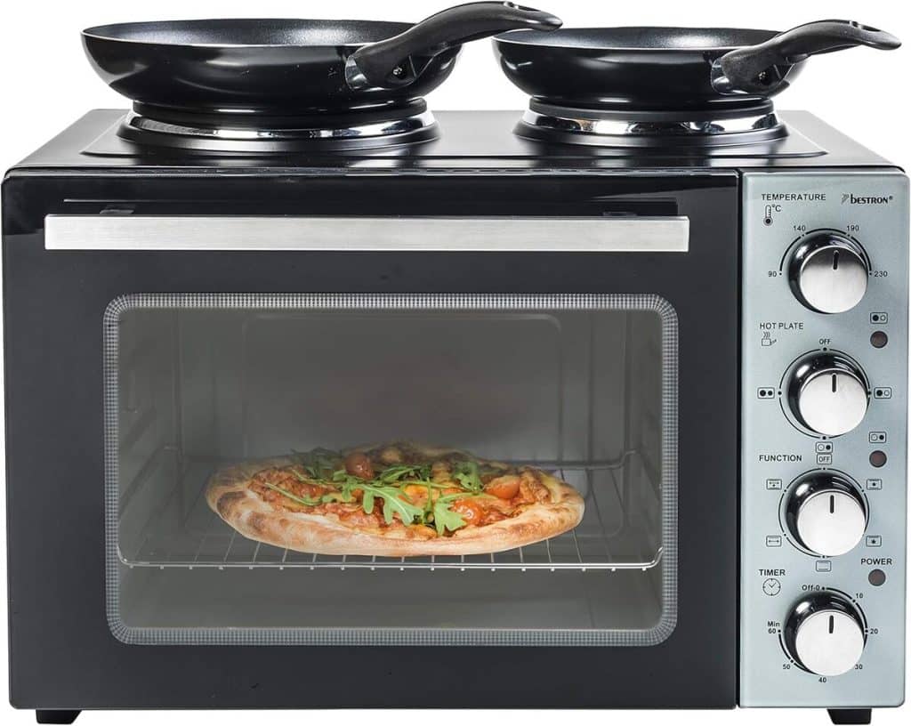 Test : bestron cuisinière grill 3200W noir