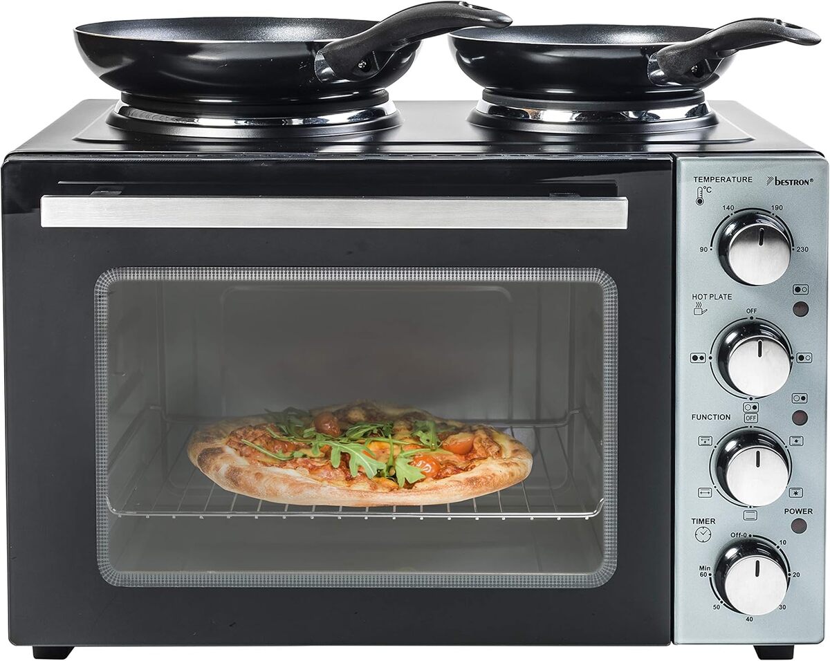 Test : bestron cuisinière grill 3200W noir