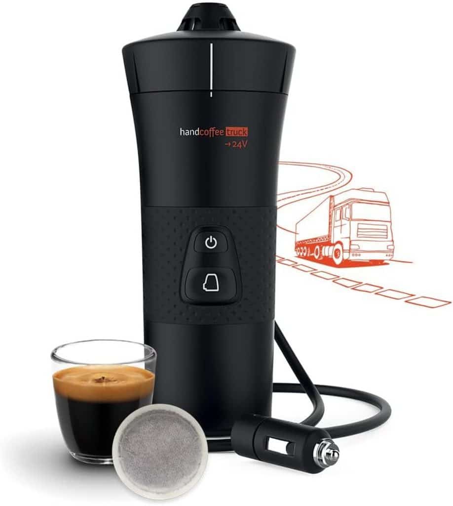Test de la cafetière de voyage Handpresso Handcoffee Truck 24V