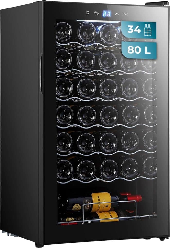 Test de la cave à vin Cecotec Bolero grandsommelier 34030 : fraîcheur et élégance