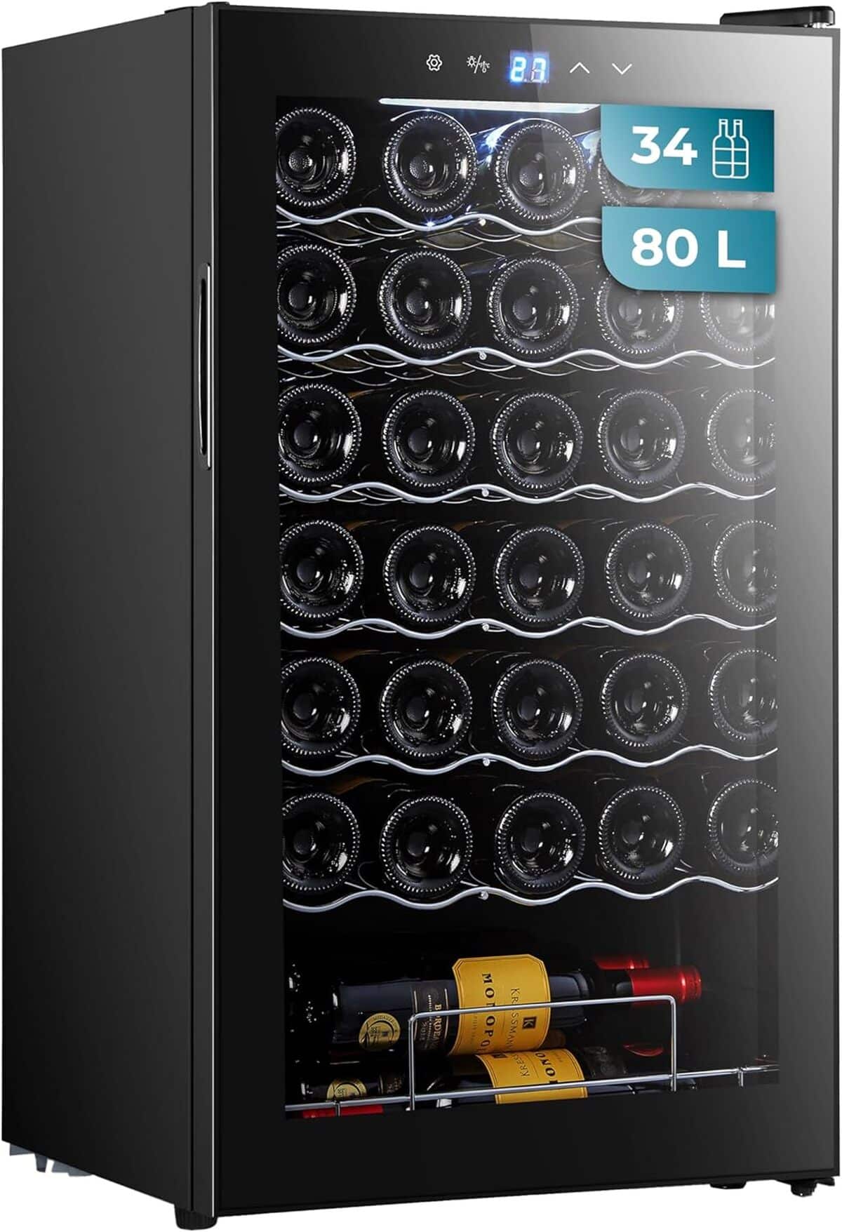 Test de la cave à vin Cecotec Bolero grandsommelier 34030 : fraîcheur et élégance