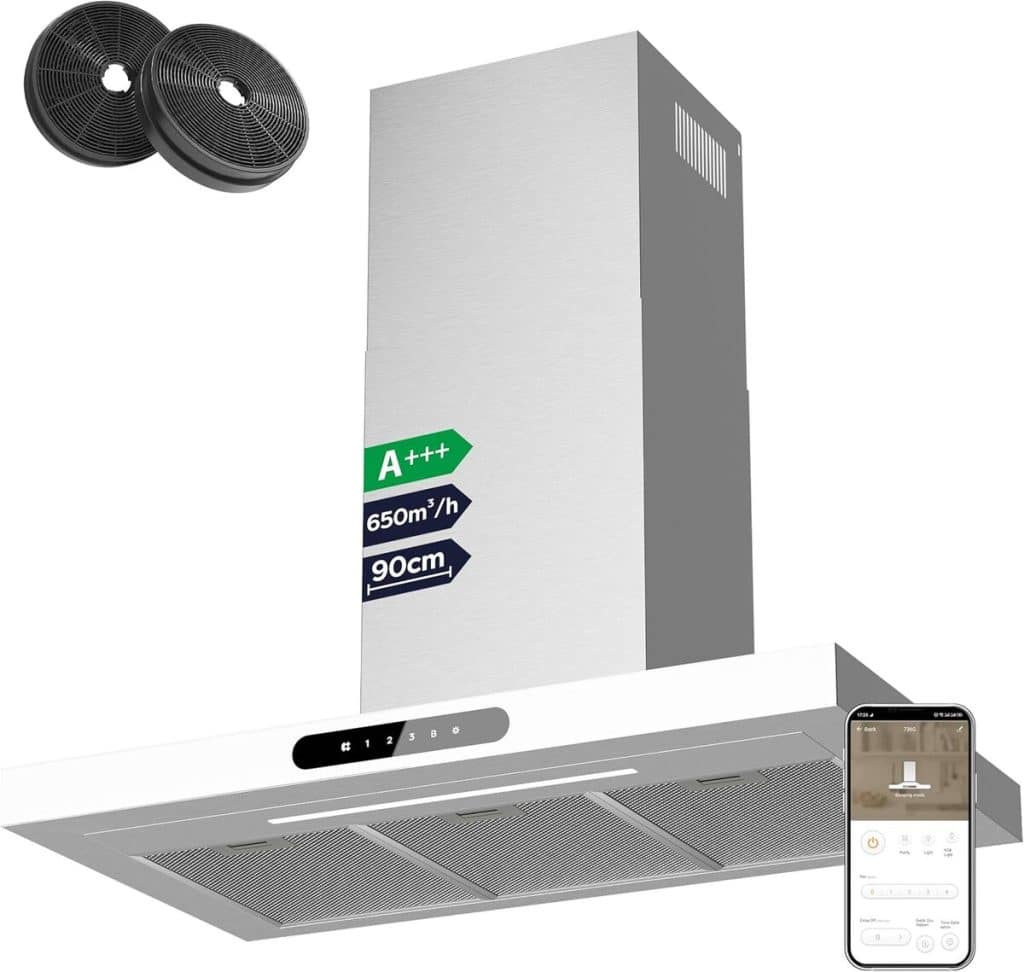 Test de la hotte Ciarra CBCW9102 : efficacité et connectivité